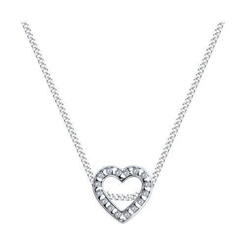 Колье из серебра с фианитами (Арт.94071014)