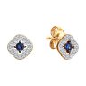 Серьги из золота с фианитами (Арт.0200032)