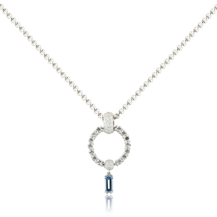 Ожерелье из золота с бриллиантом и ониксом Русские Самоцветы (Арт.95861)