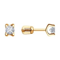 Серьги из золота с фианитами (Арт.0200159)
