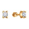 Серьги из золота с фианитами (Арт.0200159)