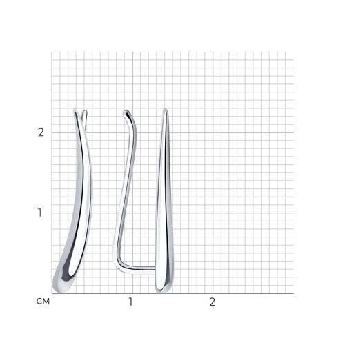 Серьги из серебра (Арт.94025765)