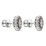 Серьги из золота с бриллиантом Русские Самоцветы (Арт.53736)