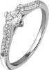 Кольцо серебряное с кубическим цирконием «Bridal Spark» Breuning (арт.4170135)