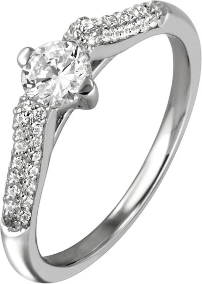 Кольцо серебряное с кубическим цирконием «Bridal Spark» Breuning (арт.4170135)