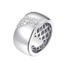 Кольцо серебряное с фианитами «Ice Glow» Fresh Jewelry (арт.SL-R03000-X-W-X-X-W)