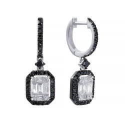 Серьги из белого золота с бриллиантом (Арт.e479-15670_sr_db_db_wg)