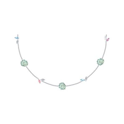 Колье золотое пробы 585 с миксом камней (Арт.770269-3)