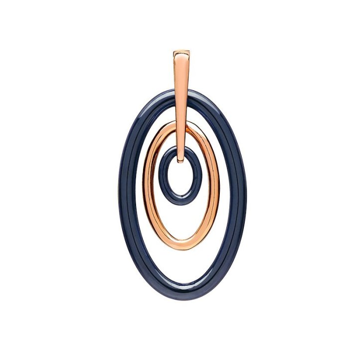 Кулон из серебра с керамикой (Арт.tc-p00045-vl-g-x-x-x)