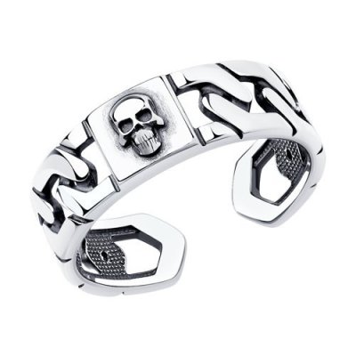 Кольцо из чернёного серебра (Арт.95010142)