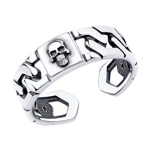 Кольцо из чернёного серебра (Арт.95010142)