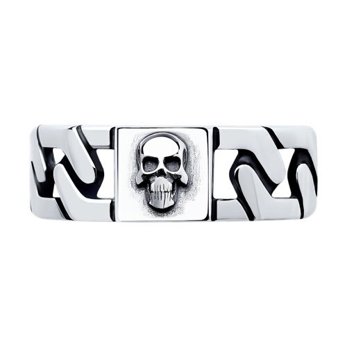 Кольцо из чернёного серебра (Арт.95010142)