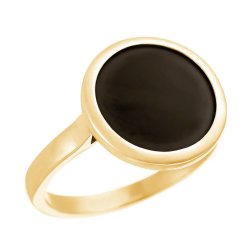 Кольцо из серебра с керамикой (Арт.tm-r01333-br-l-x-x-x)