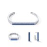 Пусеты blue-silver la_0133_21-0717