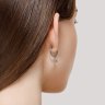 Серьги из серебра с топазами (Арт.92022391)