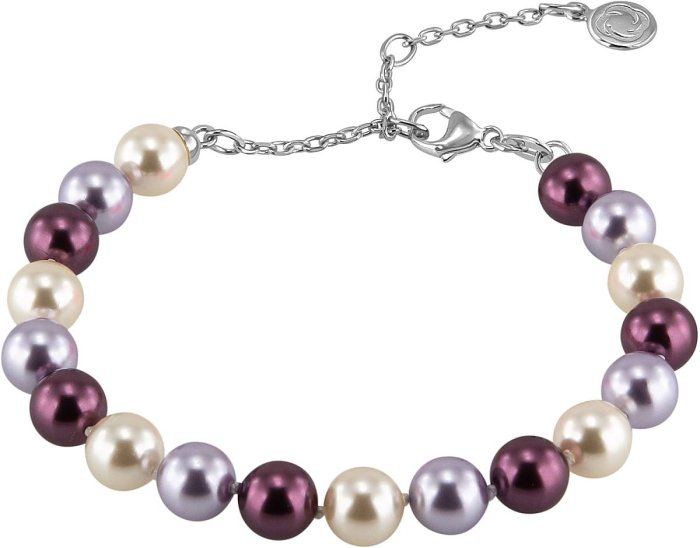 Браслет из серебра с жемчугом (Арт.21b-2-17-18)