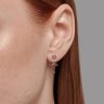 Серьга из серебра (Арт.94170317)