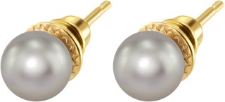 Серьги серебряные с жемчугом «Beautiful 28G» Rivoli (арт.AAS-13-8-28-G)