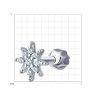 Серьга из белого золота с бриллиантами (Арт.1170025-3)