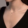 Колье из серебра с фианитами (Арт.94071015)