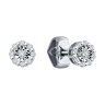 Серьги из белого золота с бриллиантами (Арт.52-222-02061-1)