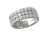 Кольцо с бриллиантами «Сияние Elegance» из белого золота Estet (арт.01К625996)