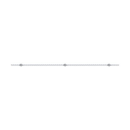 Браслет из серебра с фианитами (Арт.94050509)
