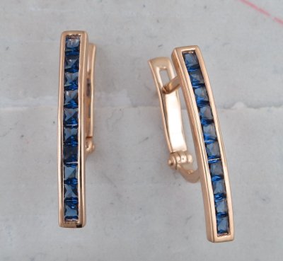 Серьги Эстет (Арт.01s2111653-2)