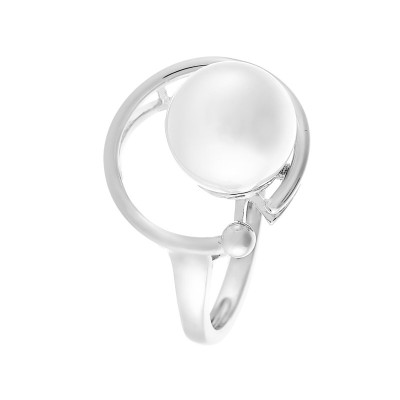 Кольцо серебряное с жемчугом «Nautilus Grace» Fresh Jewelry (арт.PI-R01141-X-W-PS-X-X)