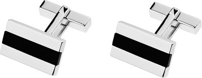 Запонки из серебра с ониксом (Арт.y1024c_90_13)