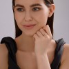 Кольцо из золота с выращенным бриллиантом «Луч утончённости» SOKOLOV (арт.1012734-5)