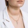 Крест из золота с бриллиантами (Арт.1030492)