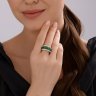 Кольцо из серебра с ситаллами (Арт.94-310-02192-2)