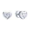 Серьги из белого золота с бриллиантами (Арт.9020064)