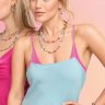 Колье  aqua-apricot la_2838_10-2028