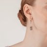 Coeur de lion серьги cognac-beige la_4505_20-1130
