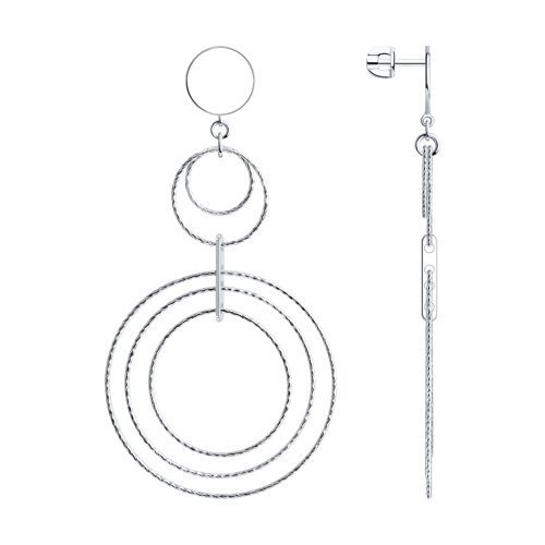 Серьги из серебра (Арт.94024367)