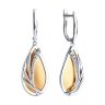Серьги из серебра с фианитами (Арт.94-121-01830-1)