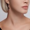Серьги из серебра с фианитами (Арт.94-121-01830-1)