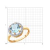 Кольцо золото 585 с топазом «Небесное Сияние» Соколов (арт.02966)