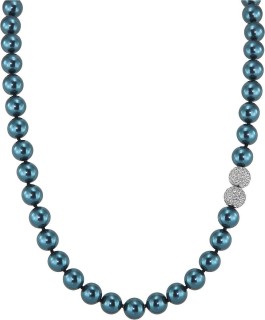 Ожерелье серебро с жемчугом и куб. цирконием «Pearl Kiss» Rivoli (арт.5L-SK-24)