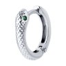 Серьга из серебра с фианитами (Арт.94170318)
