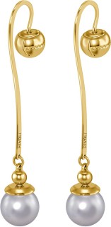 Серьги серебряные с жемчугом «Beautiful 17G» Rivoli (арт.AAS-10-10-17-G)