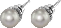 Серьги из серебра с жемчугом (Арт.aas-13-8-28-s)