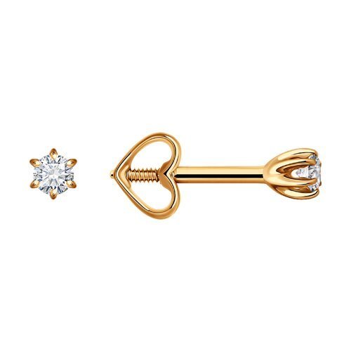 Серьги из золота с бриллиантами (Арт.51-222-02164-1)