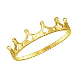 Кольцо из желтого золота (Арт.017172-2)