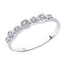 Кольцо из серебра с фианитами (Арт.94012842)