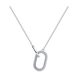 Колье из серебра с фианитами (Арт.94071016)