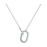 Колье из серебра с фианитами (Арт.94071016)