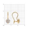 Серьги из золота с фианитами (Арт.022674)